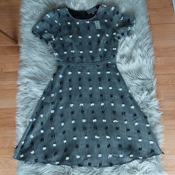 Anthropologie, Petite textured A Line Dress - Picture 2 of 6